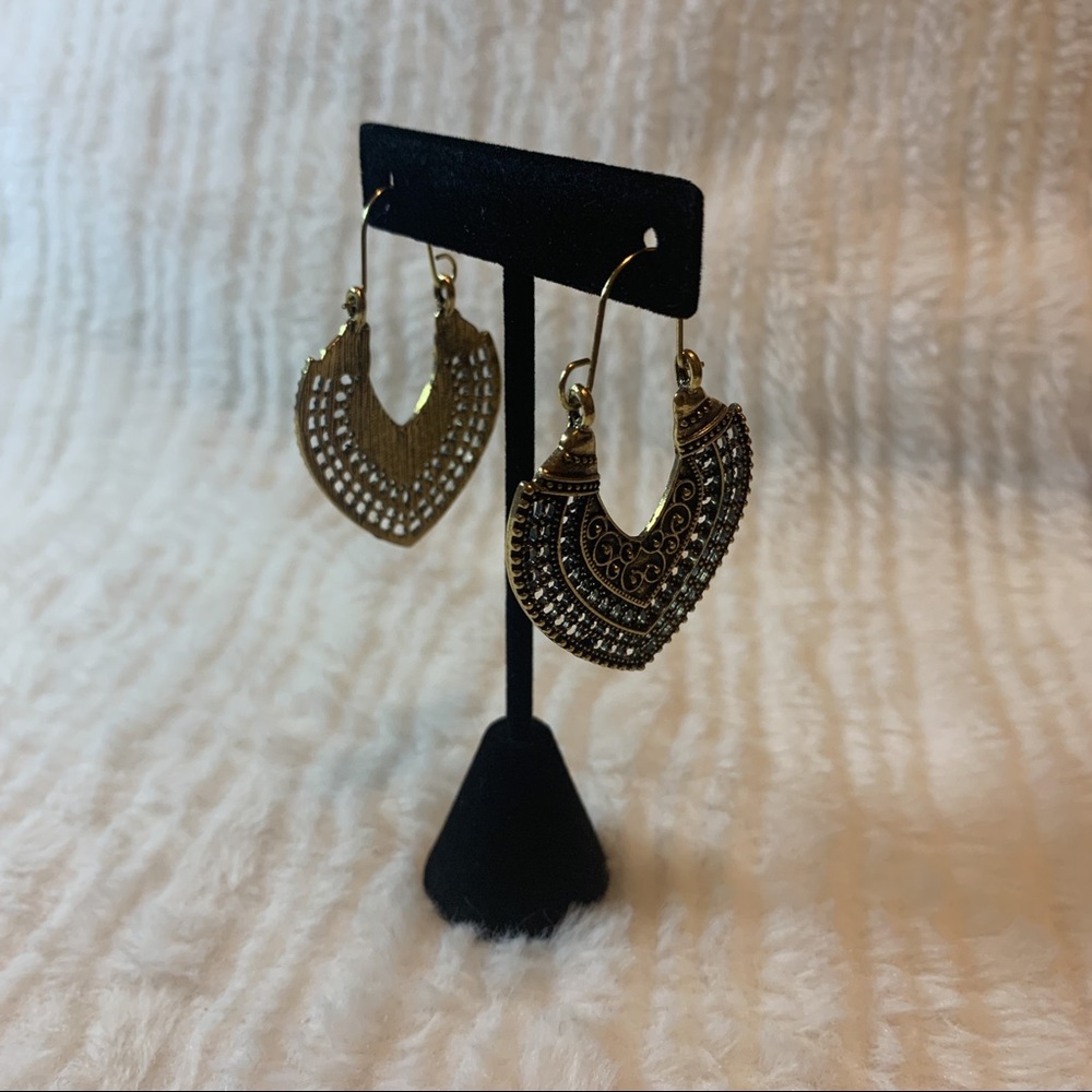 Vintage Bronze Cutout Heart